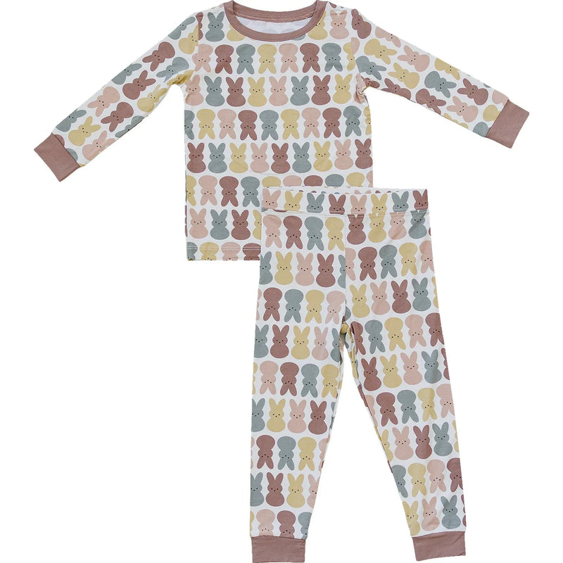 Dusty Rose Peep Bamboo Cozy Set - BIG FRENCHIES
