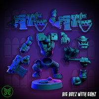 3D Printed Big Boyz with Gunz by Mekka Miniatures