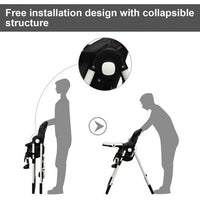 Foldable High chair with Multiple Adjustable Backrest-Black