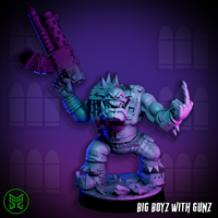 3D Printed Big Boyz with Gunz by Mekka Miniatures