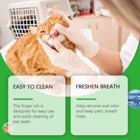 Dog And Cat Tooth Wipes, Pet Dog Mild Tooth Cleaning Tartar Stains Fresh Breath Wipes