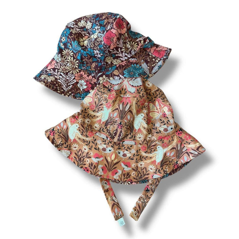 Bucket hat in Organic Golden Meadow - BIG FRENCHIES