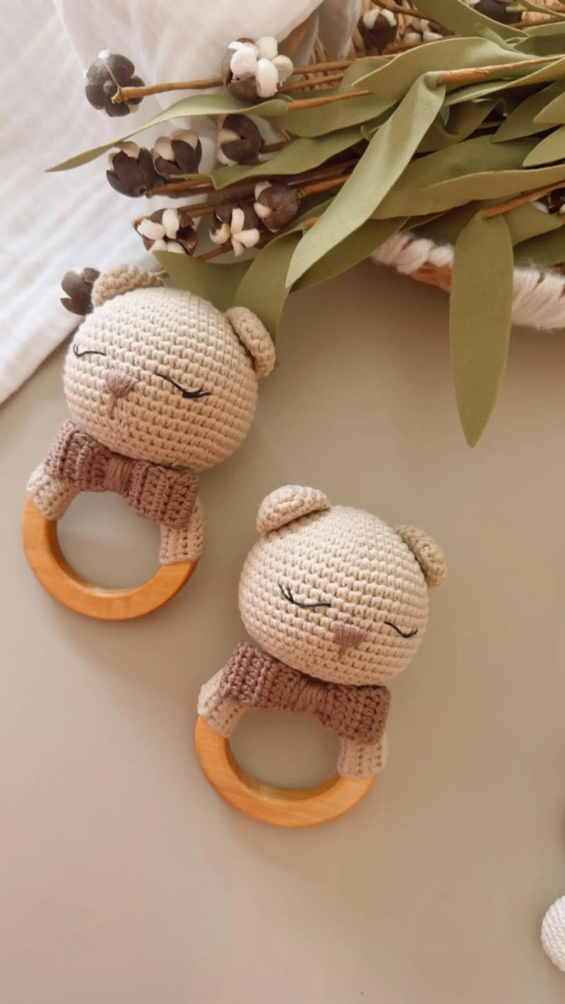 Bear Teether Rattle-2 - BIG FRENCHIES