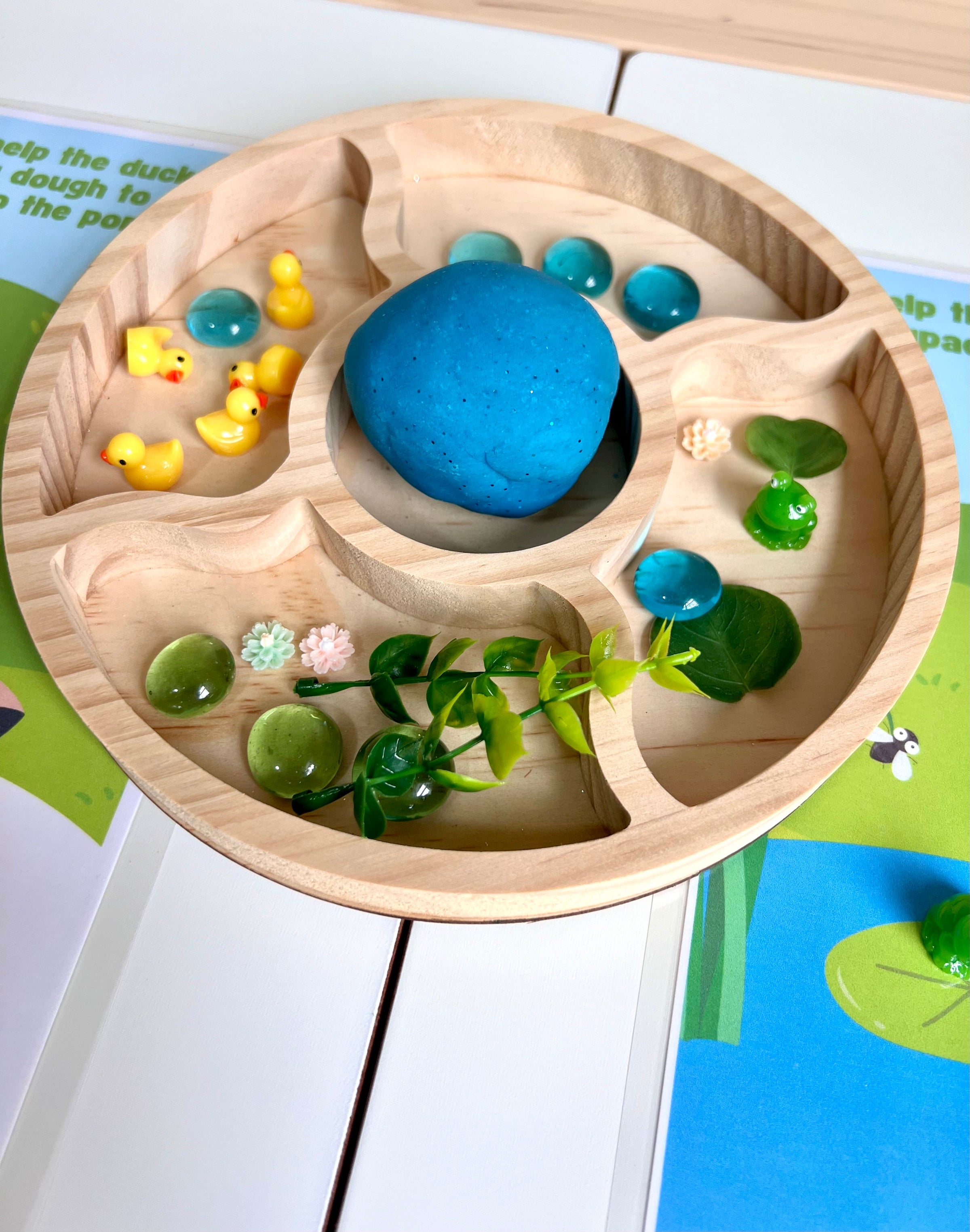 Duck Pond Playdough Kit: Educational Toy for Kids | Nursery Rhyme Inspired