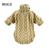 Winter Warm Knitted Turtleneck Sweater for Small Dogs or Cats - BIG FRENCHIES