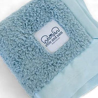 Classic Satin Border Lovey - Powder Blue - BIG FRENCHIES