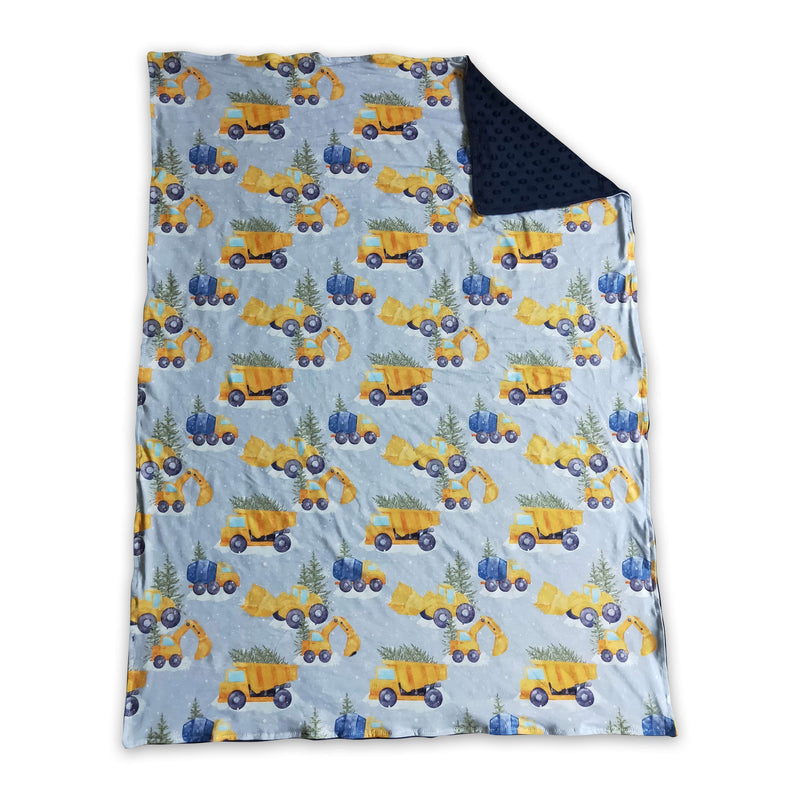 Truck Christmas tree baby kids blankets - BIG FRENCHIES