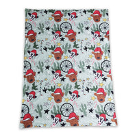 Highland cow cactus baby kids Christmas blankets - BIG FRENCHIES