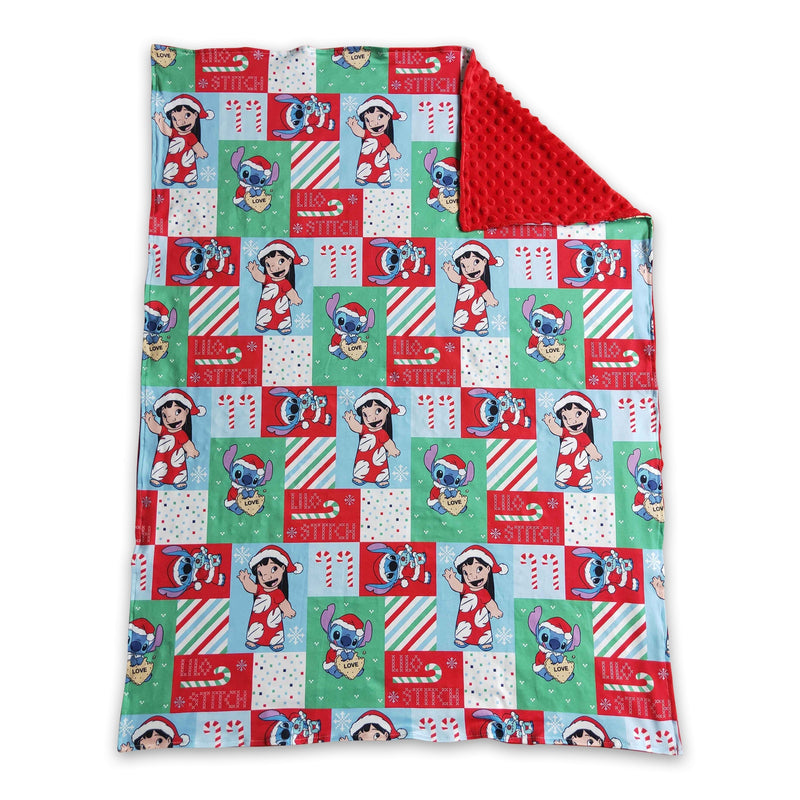 Koala red patchwork baby kids Christmas blankets - BIG FRENCHIES