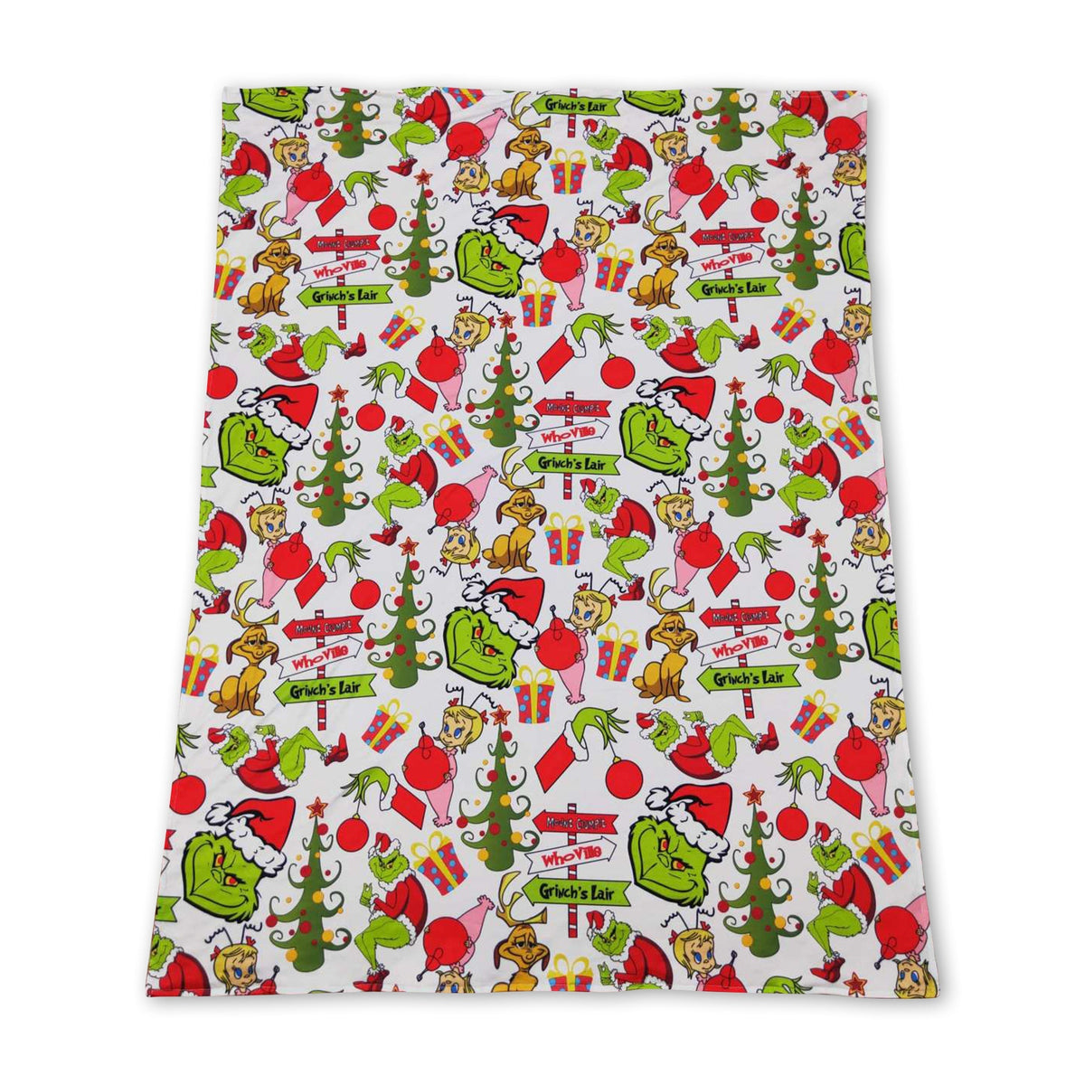 Christmas tree gift green face baby kids blankets - BIG FRENCHIES