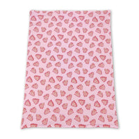 Pink Christmas tree cake baby girls blankets - BIG FRENCHIES