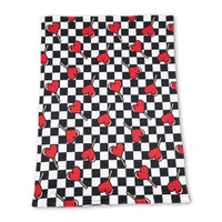 Plaid heart lollipop baby girls valentines blanket - BIG FRENCHIES