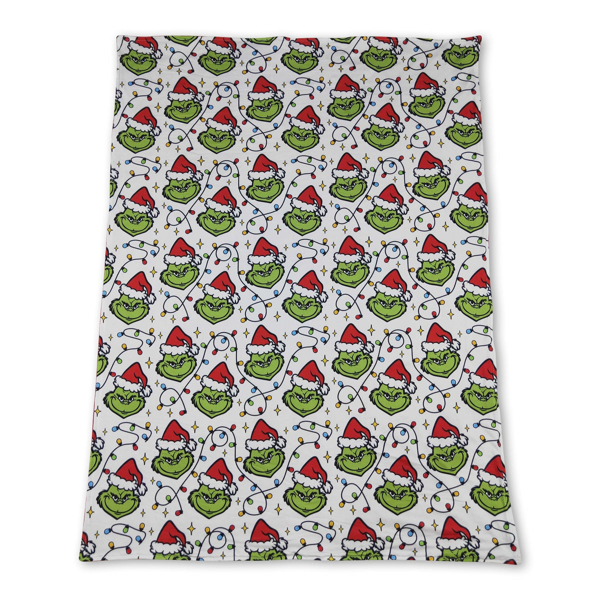 Christmas lighting green face baby kids blankets - BIG FRENCHIES