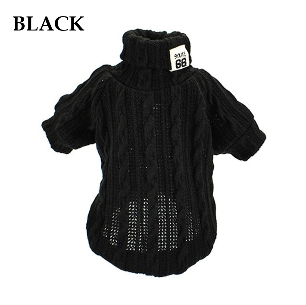 Winter Warm Knitted Turtleneck Sweater for Small Dogs or Cats - BIG FRENCHIES