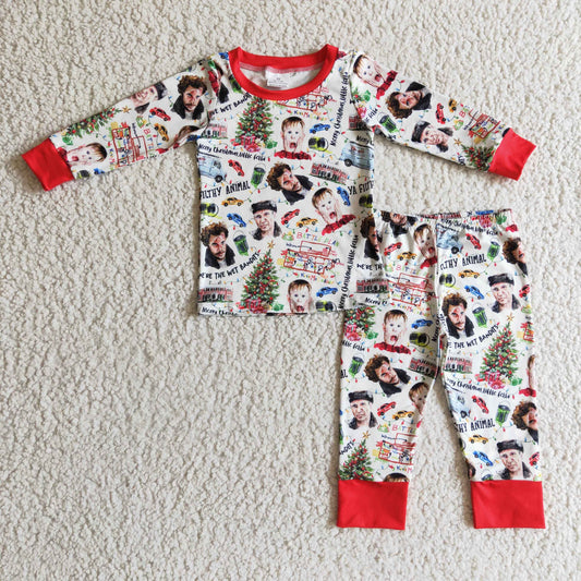 Merry Christmas little fella kids boy pajamas - BIG FRENCHIES