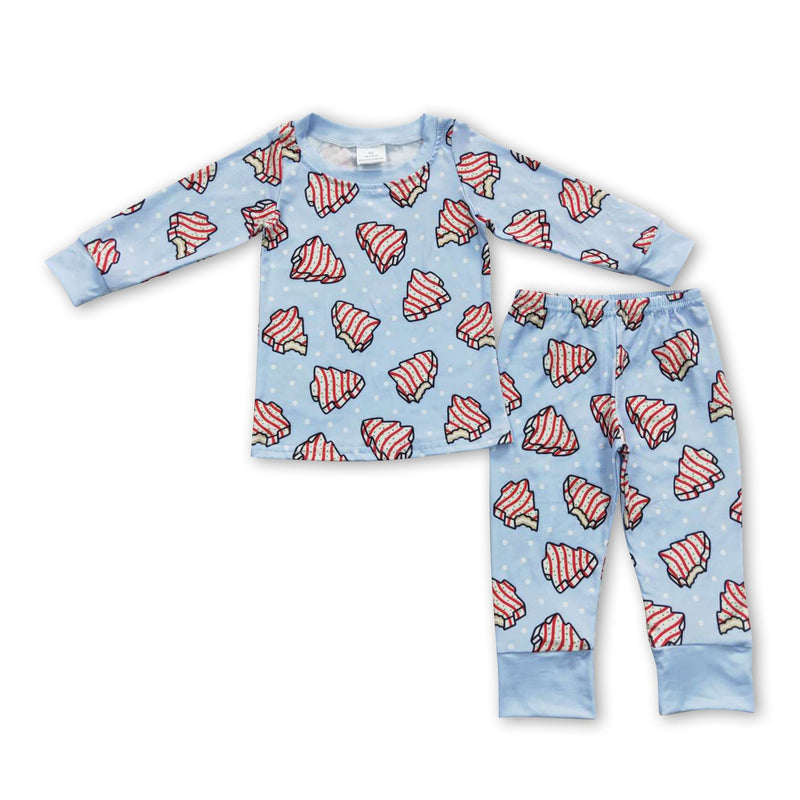 Christmas tree cake long sleeves boy pajamas - BIG FRENCHIES
