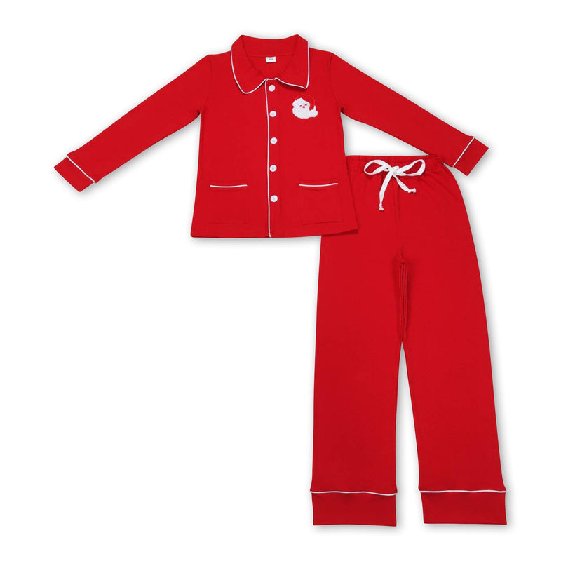 Red santa family clothes dad Christmas pajamas - BIG FRENCHIES
