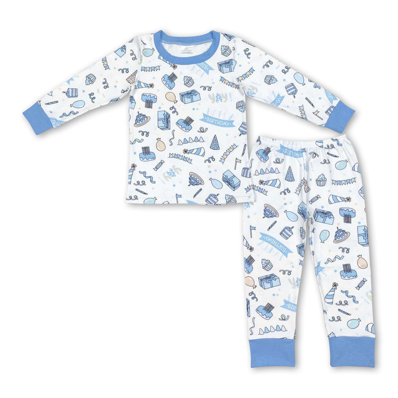 Happy birthday gift cake kids boys pajamas - BIG FRENCHIES