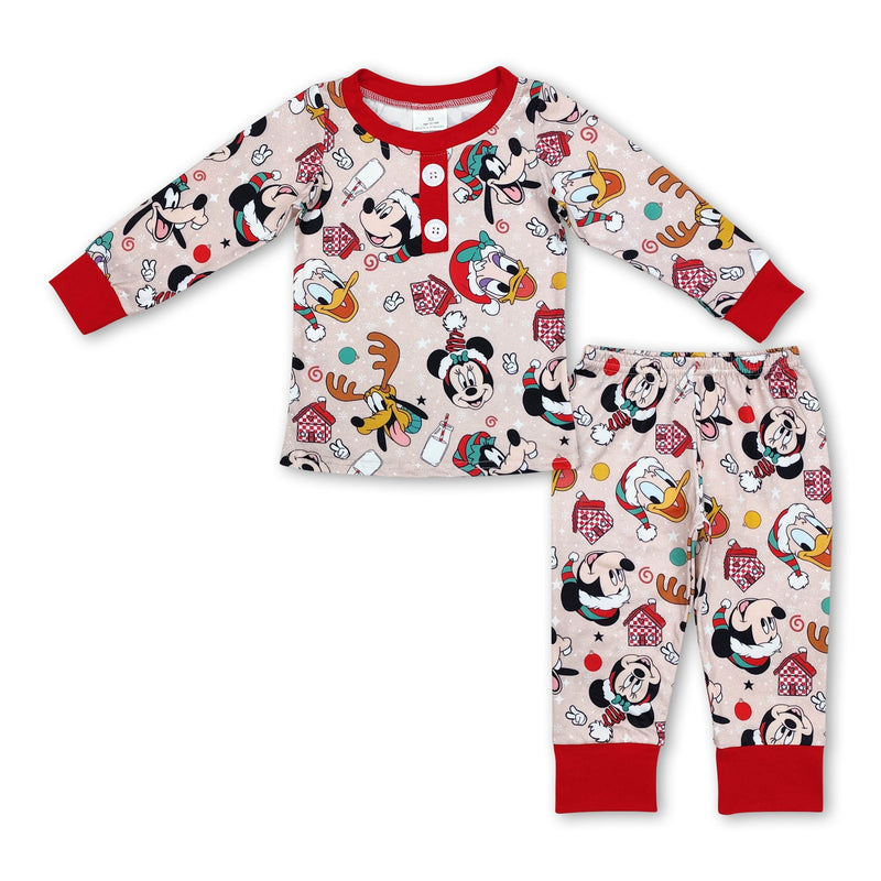 Milk duck mouse deer kids boys Christmas pajamas - BIG FRENCHIES