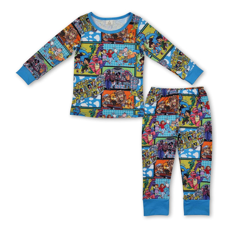 Long sleeves lion bear baby kids pajamas - BIG FRENCHIES