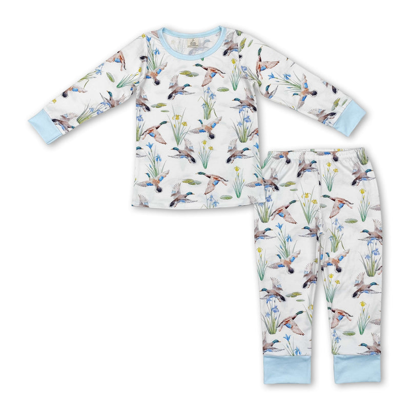 Long sleeves duck hunting kids boys pajamas - BIG FRENCHIES