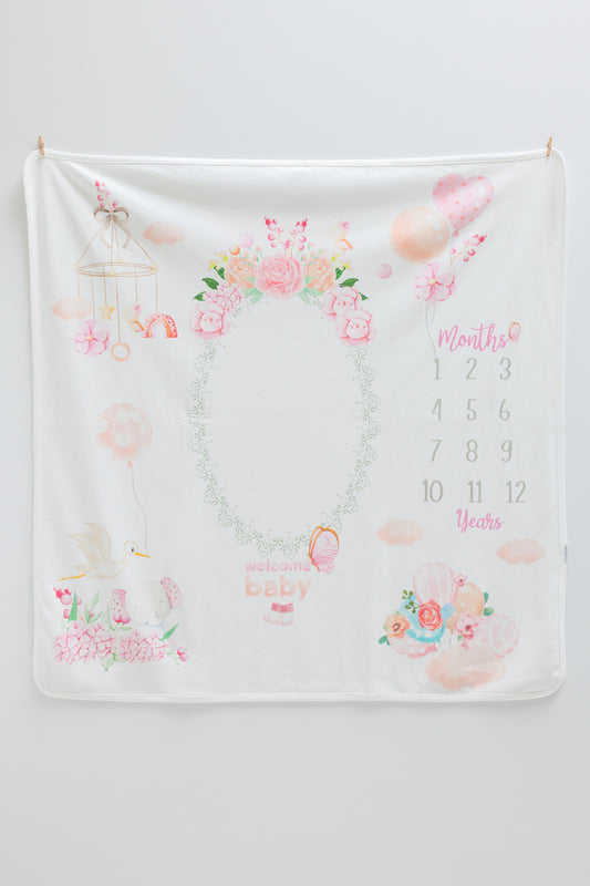Blush Milestone Blanket - BIG FRENCHIES