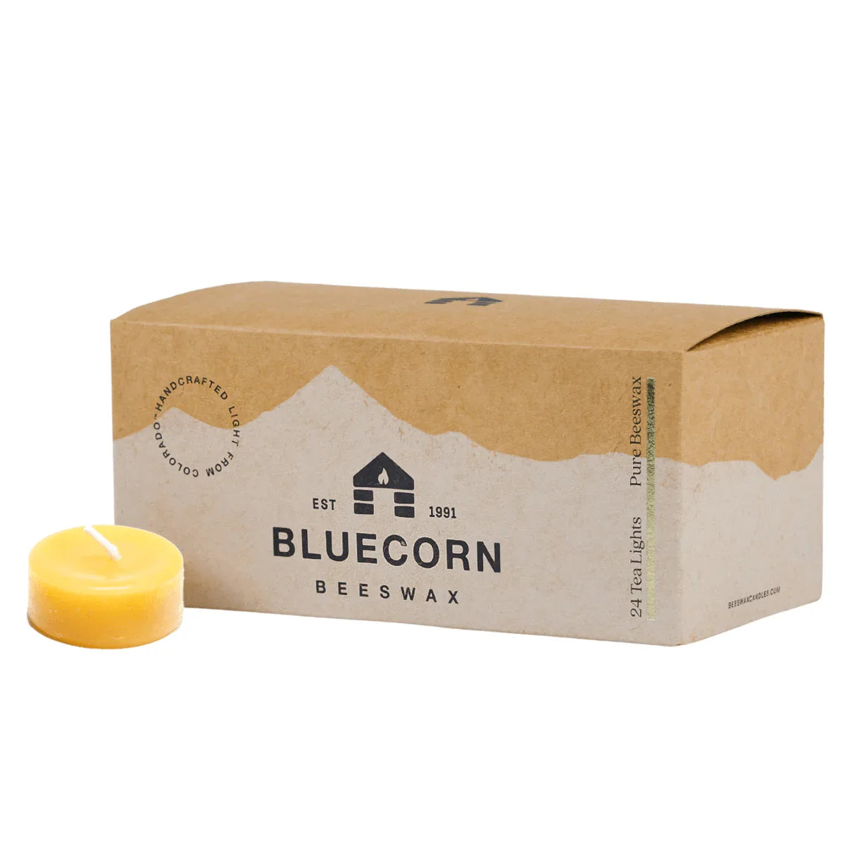 Pure Beeswax Tea Light Candles - BIG FRENCHIES