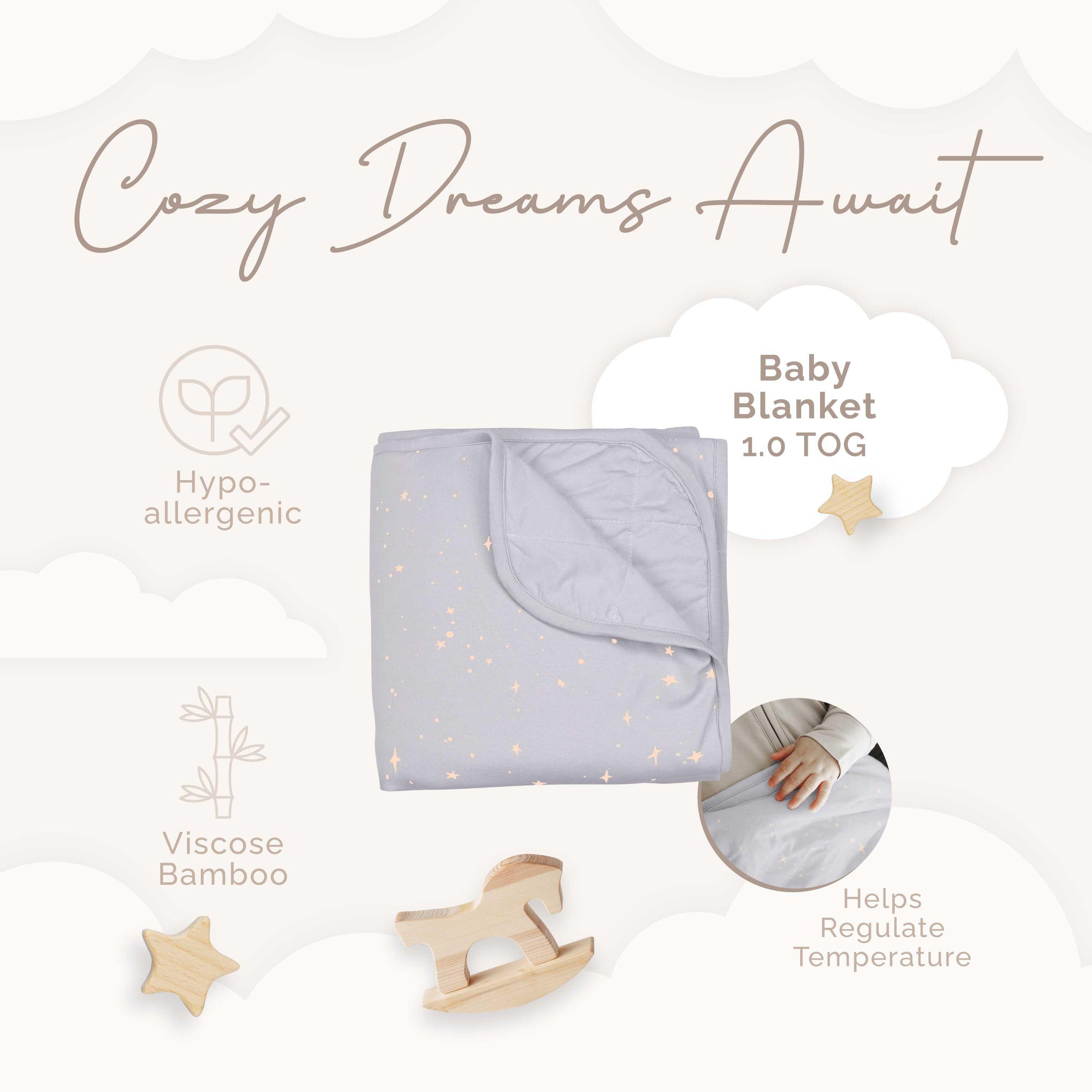 Baby Blanket 1.0 TOG - BIG FRENCHIES