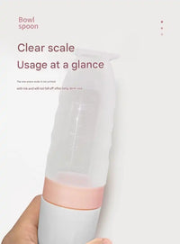 Premium Baby Silicone Feeding Spoon - Safe BPA-Free One-Piece Design for Infants 6+ Months