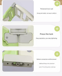 Premium Baby Safety Gate - Extra Wide Adjustable Child Proof Barrier for Stairs & Doorways