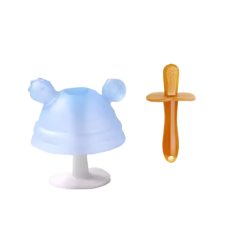 Soft Silicone Baby Teether - Safe BPA-Free Teething Toy for Infants 3-12 Months