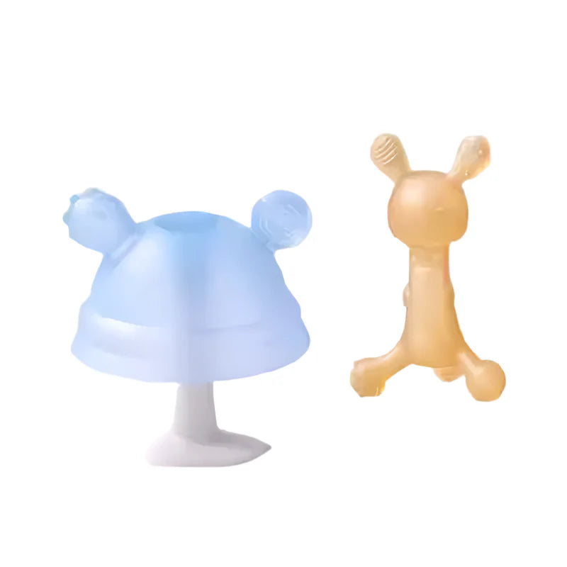 Soft Silicone Baby Teether - Safe BPA-Free Teething Toy for Infants 3-12 Months