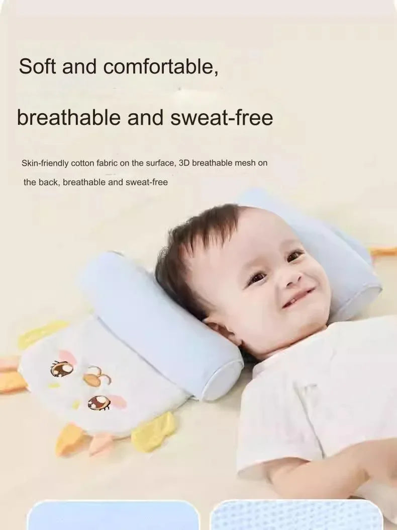 Baby Stretchable Shape Support Pillow - Ergonomic Infant Head Cushion - BIG FRENCHIES