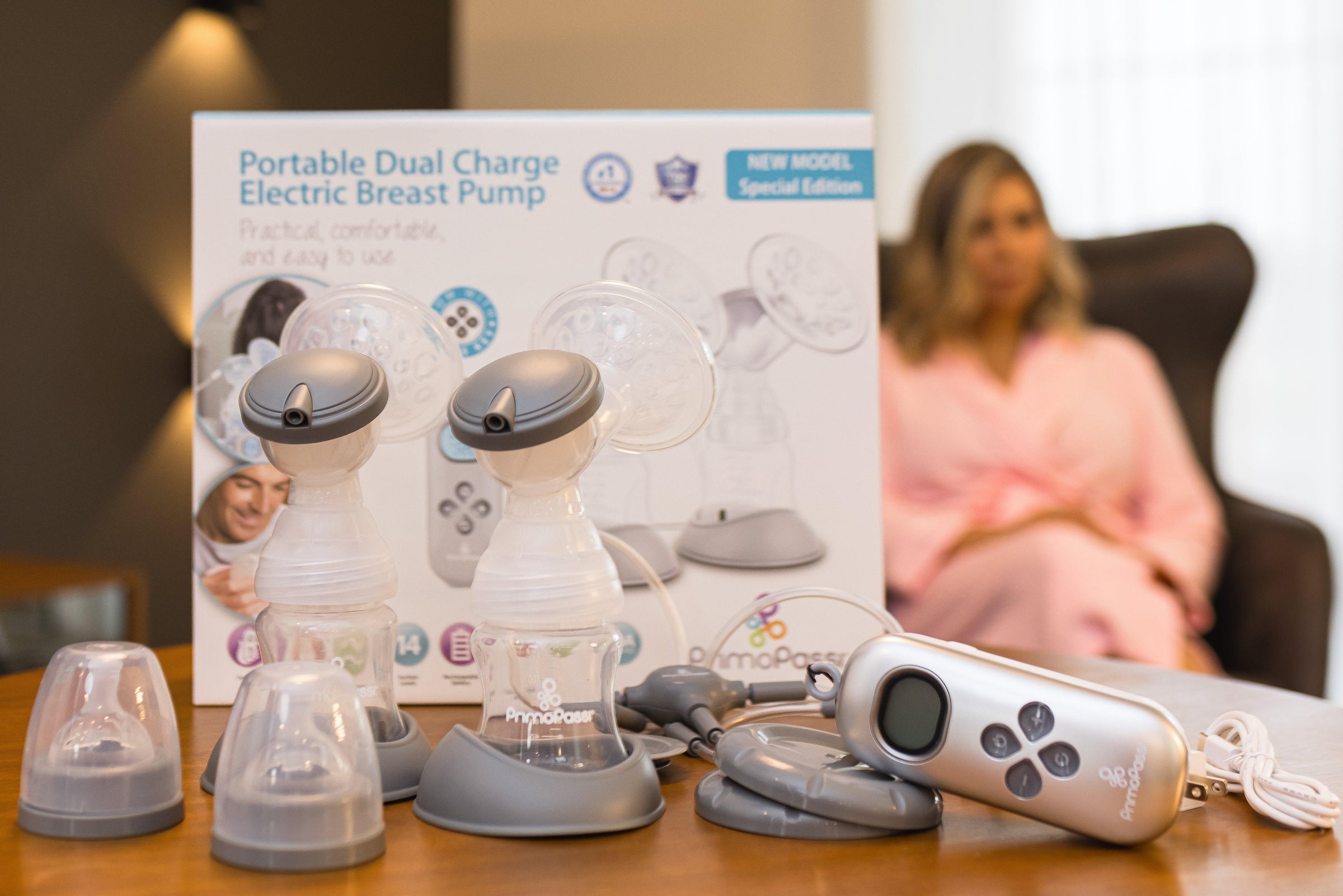 Primo Passi - Portable Double Electric Breast Pump, Special Edition - BIG FRENCHIES