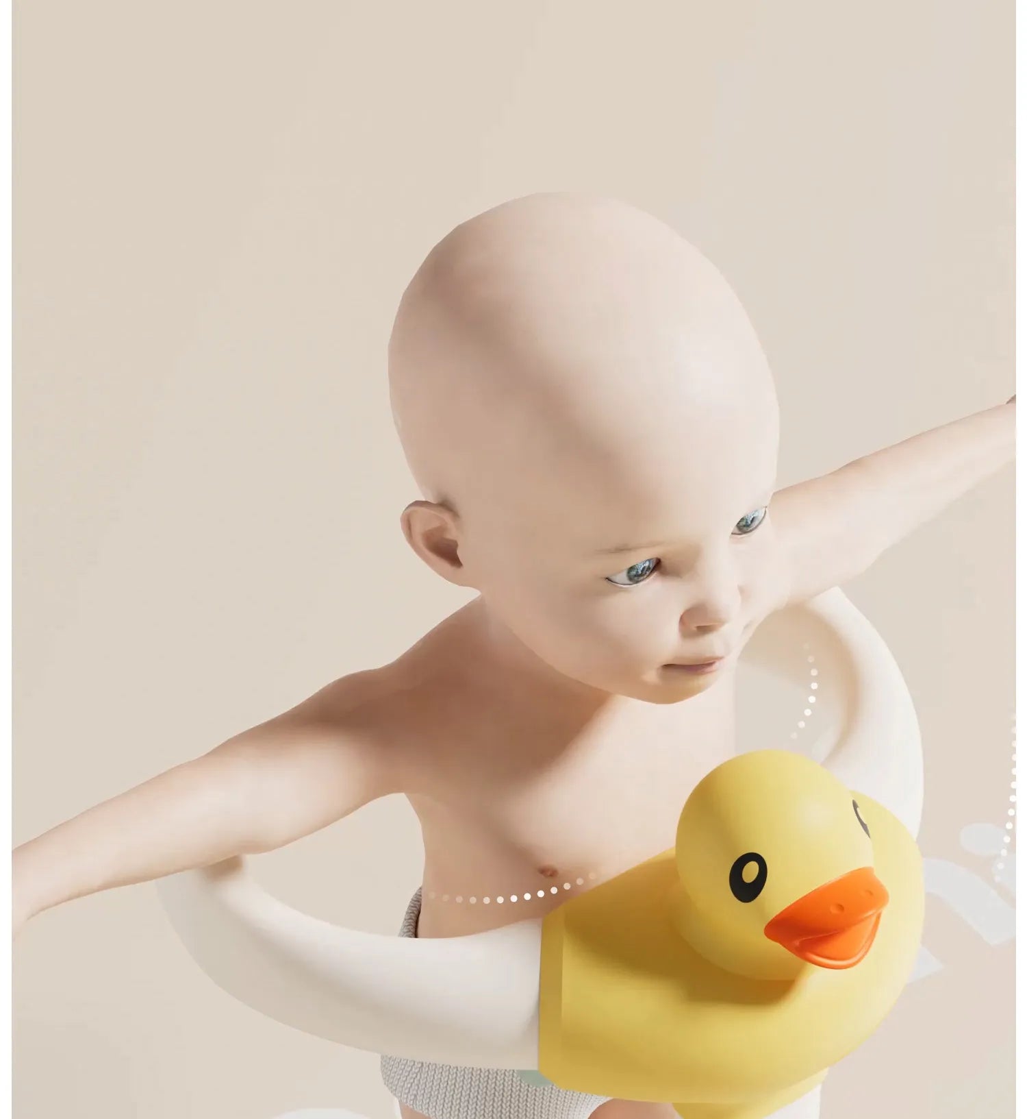 Baby Standing Bath Maker