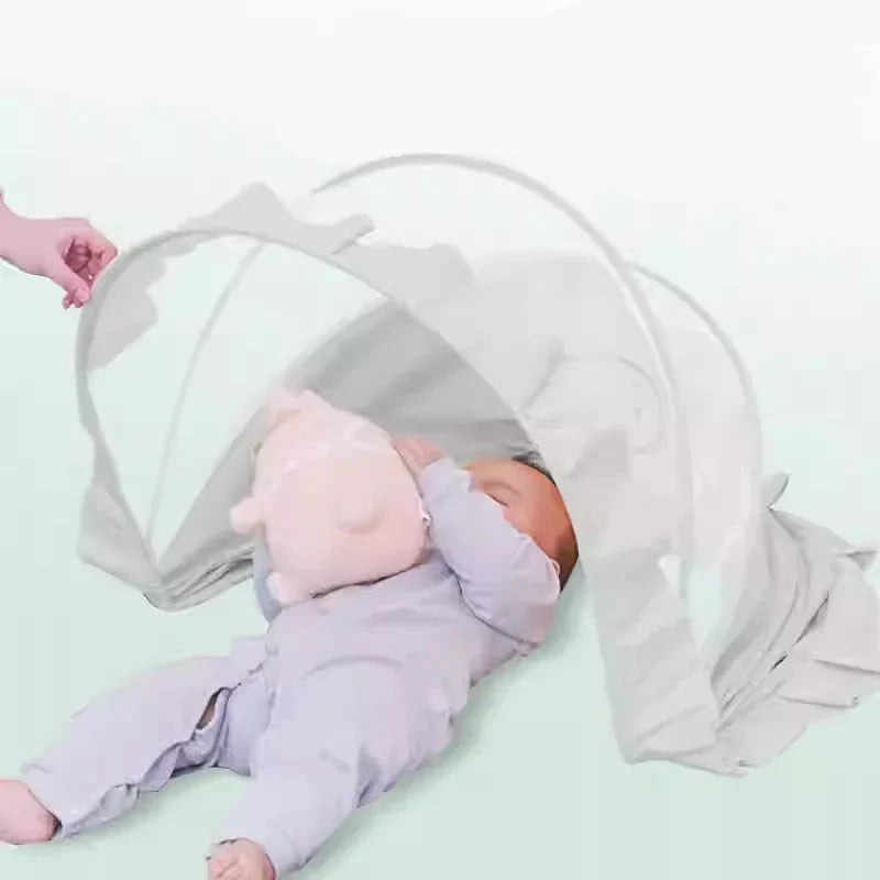 Premium Baby Mosquito Net - Ultra Fine Mesh Protection for Cribs, Strollers & Playpens