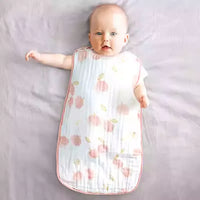 Baby sleeping bag cotton gauze sleeveless vest - BIG FRENCHIES