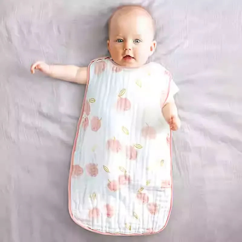 Baby sleeping bag cotton gauze sleeveless vest - BIG FRENCHIES