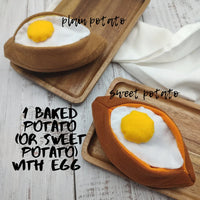 Baked sweet potato plush toy Pretend play food - BIG FRENCHIES