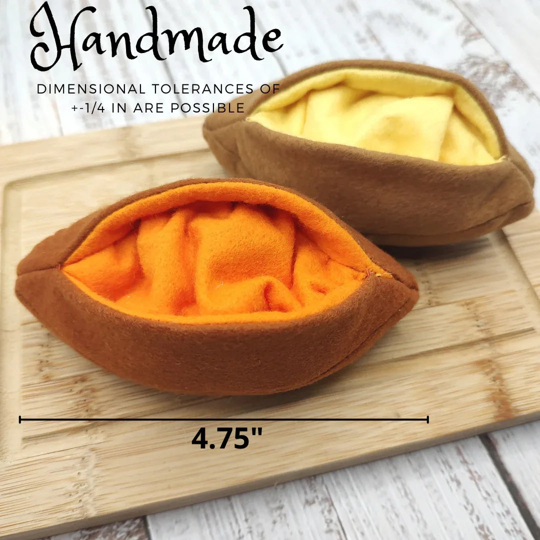 Baked sweet potato plush toy Pretend play food - BIG FRENCHIES