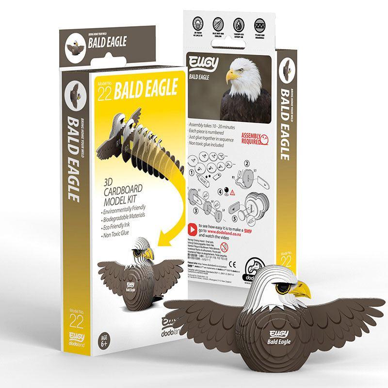 Bald Eagle 3D Cardboard Model Kit Eugy - BIG FRENCHIES