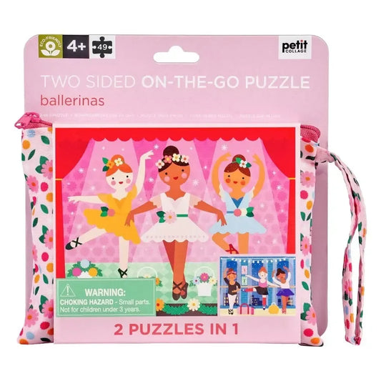 Ballerinas "On-the-Go" 49 Piece Double-Sided Jigsaw Puzzle Chronicle - BIG FRENCHIES