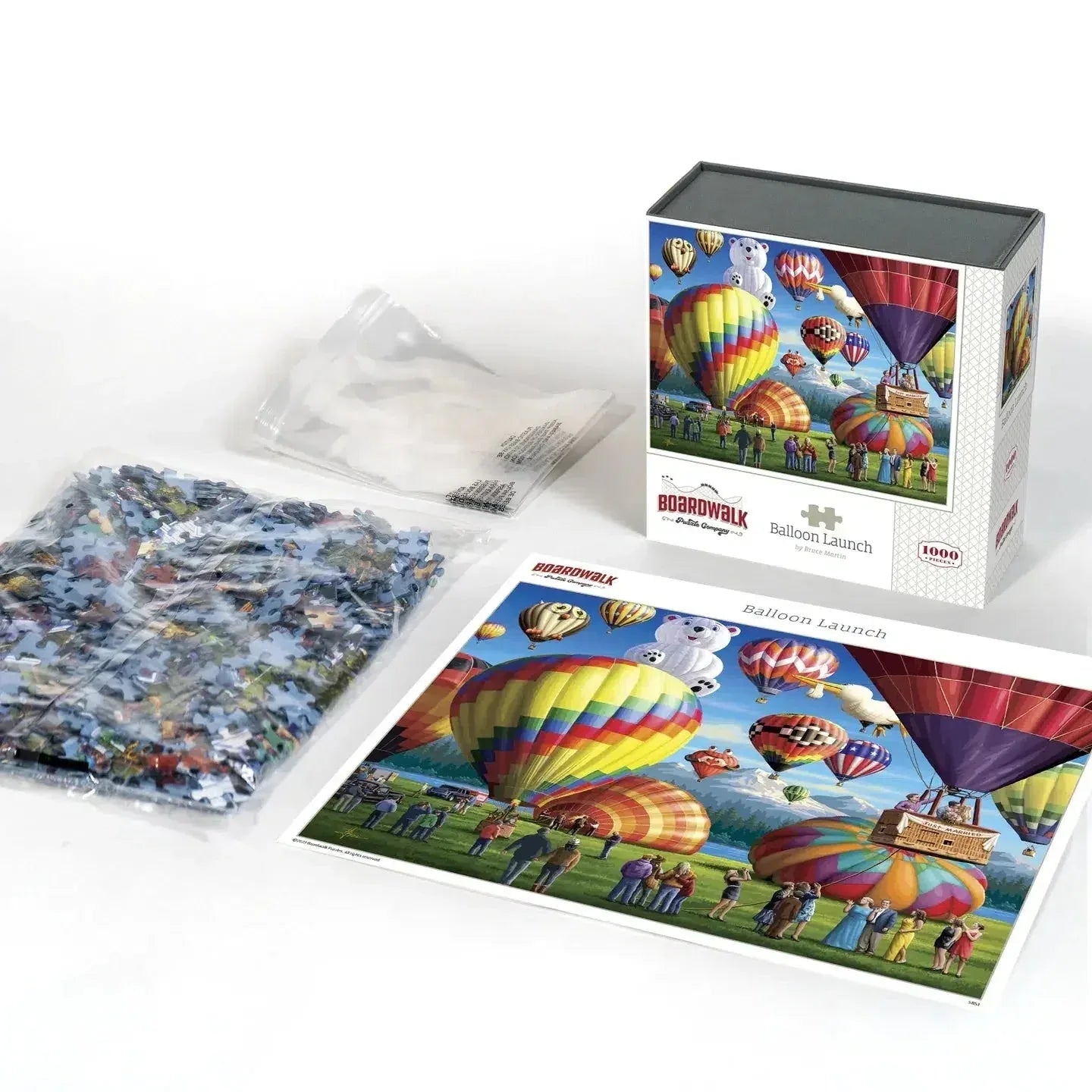 Balloon Launch 1000 Piece Jigsaw Puzzle Boardwalk - BIG FRENCHIES