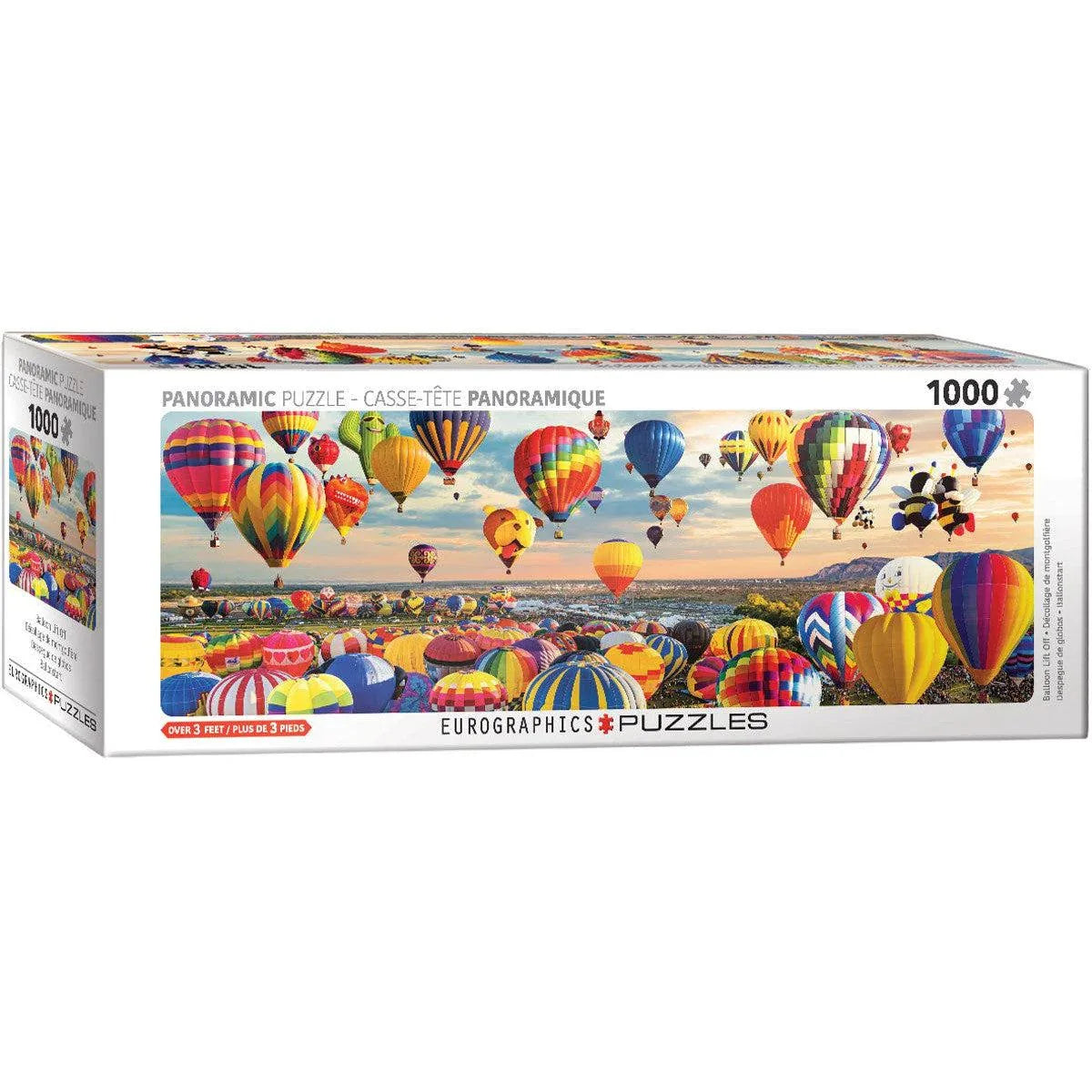 Balloon Lift Off 1000 Piece Panoramic Jigsaw Puzzle Eurographics - BIG FRENCHIES