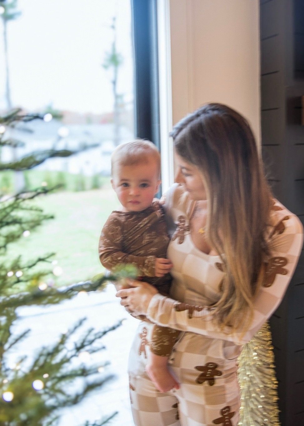 Bamboo Women’s Christmas Pajamas | Matching Holiday Family Set - Gingerbread - BIG FRENCHIES
