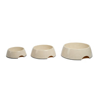 Country Living Set of 2 Natural Fiber Dog Bowls – White Swan - BIG FRENCHIES