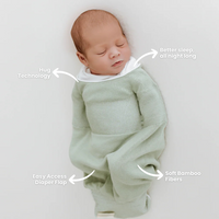 Bamboo Pure Mint Swaddle Sleep Sack
