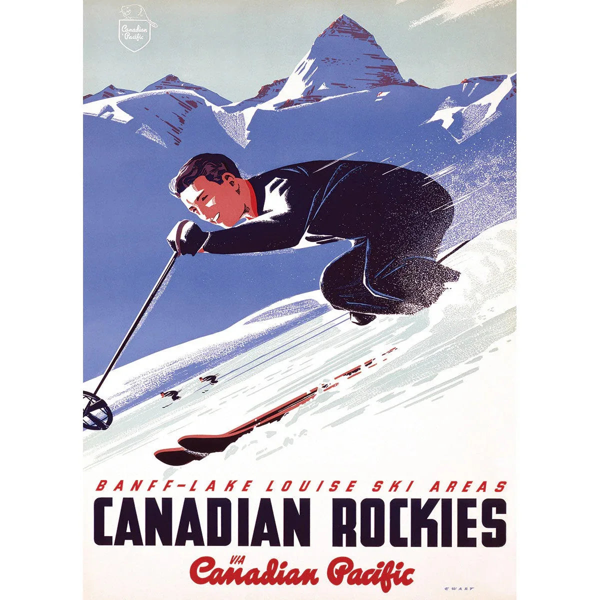 Banff Lake Louise Ski Areas 1000 Piece Jigsaw Puzzle Eurographics - BIG FRENCHIES