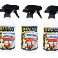 Banixx Horse & Pet Care Spray 16 oz – 3 Pack – Skin & Coat Care Solution – USA Made