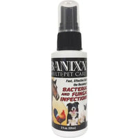 Banixx Horse & Pet Care Grooming Spray Skin Support Alcohol-Free Travel Size 2 oz.